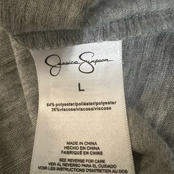 Jessica Simpson Mandala Graphic Tank Top Gray Sz L - Picture 5 of 6